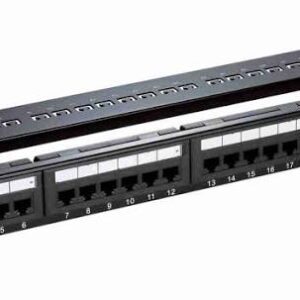 Cat 6 Patch Panel for Ethernet Network Cabling