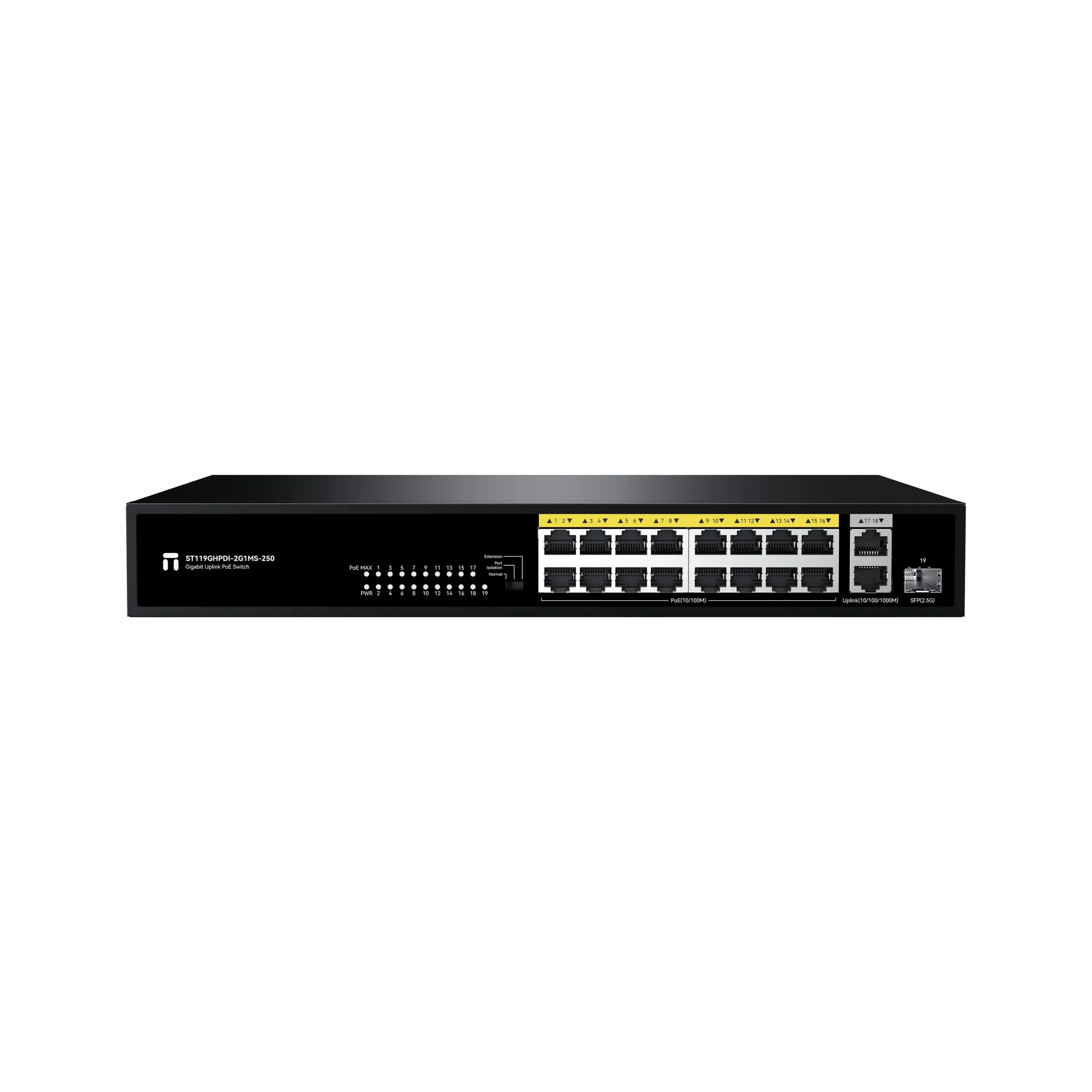 NETIS ST119GHPDI-2G1MS-250 16-Port PoE+ Switch